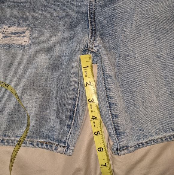 High Waisted 100% Cotton Jean Short - Picture 10 of 12
